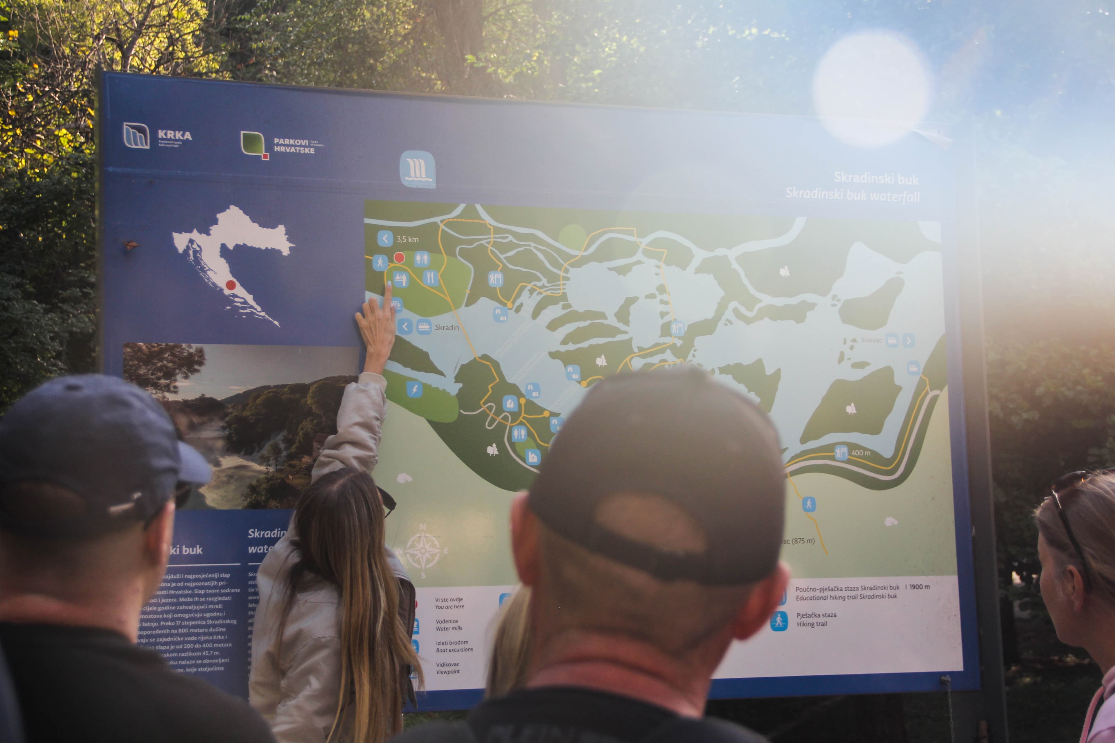 Mapa wycieczki Blue Zadar