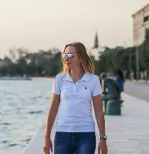Przewodniczka Blue Zadar nad morzem